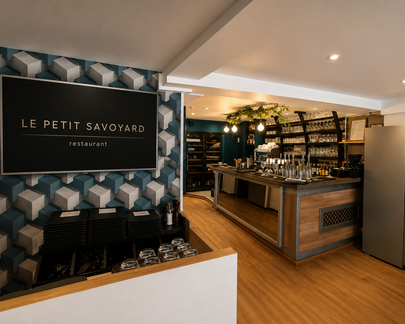 Bar intérieur du restaurant